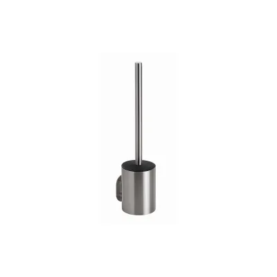 Brillantbad BEASY WC-Bürstengarnitur Edelstahl Kunststoff gebürstet 97x80x355 mm für Bad & WC >> zum Kleben