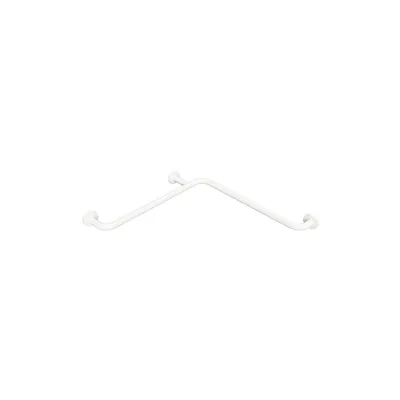 Brillantbad BELP Duschgriff Eisen Weiß mit Abdeckung 710x80x710 mm, 120 kg Traglast für Bad & WC >> zum Bohren