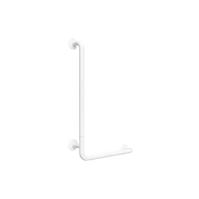 Brillantbad BELP Duschgriff Steckbar Links Eisen Weiß 110x625x885 mm, 120 kg Traglast für Bad & WC >> zum Bohren