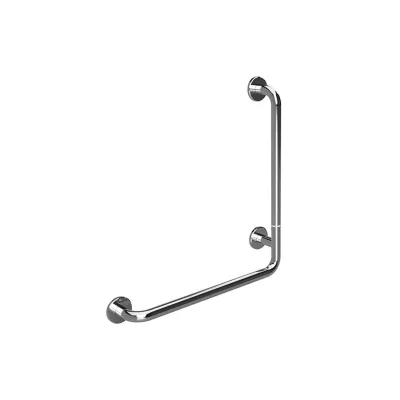 Brillantbad BELP Duschgriff Steckbar Rechts Edelstahl poliert mit Abdeckung 110x630x680 mm, 120 kg Traglast für Bad & WC >> zum Bohren