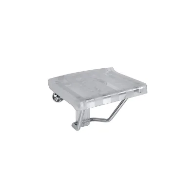 Brillantbad BELP Duschklappsitz Edelstahl poliert Kunststoff 380x460x555 mm, 160 kg Traglast für Bad & WC >> zum Bohren