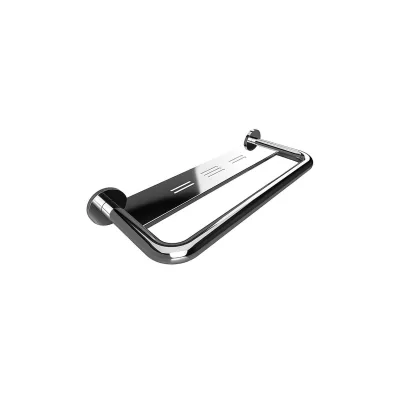 Brillantbad BELP Griff Edelstahl poliert mit Abdeckung 580x80x220 mm, 120 kg Traglast für Bad & WC >> zum Bohren