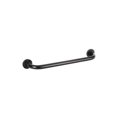 Brillantbad BELP Haltegriff Eisen Gummi Schwarz 106x680x80 mm, 120 kg Traglast für Bad & WC >> zum Bohren