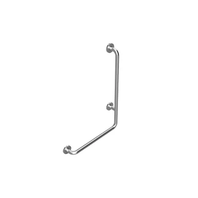 Brillantbad BELP Haltegriff Rechts Edelstahl gebürstet mit Abdeckung 630x890x110 mm, 120 kg Traglast für Bad & WC >> zum Bohren