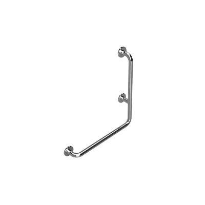 Brillantbad BELP Haltegriff Rechts Edelstahl poliert mit Abdeckung 630x680x110 mm, 120 kg Traglast für Bad & WC >> zum Bohren