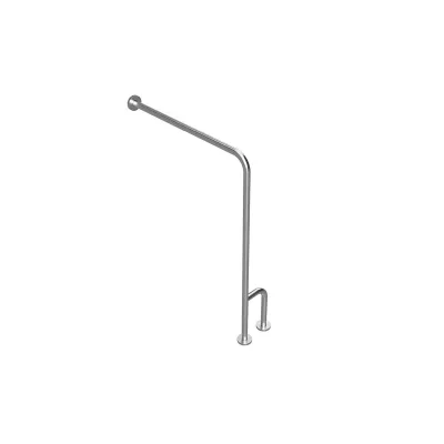 Brillantbad BELP Stützgriff Rechts Edelstahl gebürstet mit Abdeckung 230x866x840 mm, 120 kg Traglast für Bad & WC >> zum Bohren