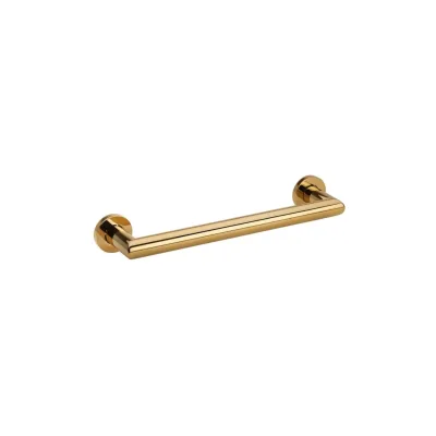 Brillantbad BILLO Handtuchhalter Messing Gold poliert 75x350x50 mm für Bad & Küche >> zum Bohren oder Kleben*
