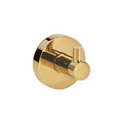 Brillantbad BILLO Kleiderhaken Messing Gold poliert 50x55x55 mm für Bad & Küche >> zum Bohren oder Kleben*