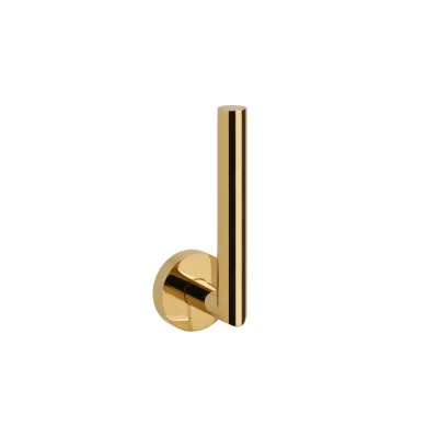 Brillantbad BILLO Reservepapierrollenhalter Messing Gold poliert 65x55x165 mm für Bad & WC >> zum Bohren oder Kleben*