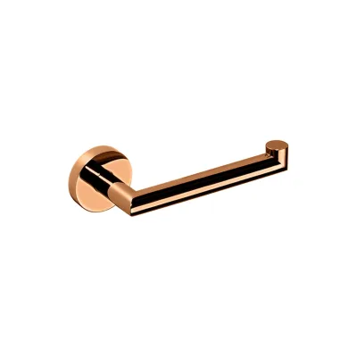 Brillantbad BORAL Papierrollenhalter ohne Deckel Messing Gold Kupfer poliert 70x175x55 mm für Bad & WC >> zum Bohren