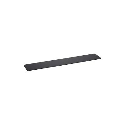 Brillantbad BORGANIC BLACK Ablage Edelstahl Schwarz 110x600x22 mm für Bad & WC >> zum Bohren