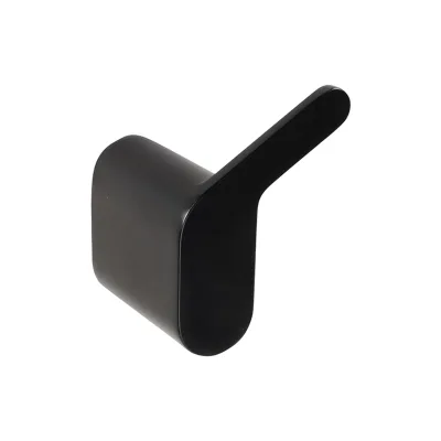 Brillantbad BORGANIC BLACK Kleiderhaken Edelstahl Zink Schwarz 39x44x58 mm für Bad & Küche >> zum Bohren