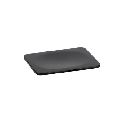 Brillantbad BORGANIC BLACK Seifenablage Edelstahl Zink Schwarz 85x120x25 mm für Bad & Küche >> zum Bohren