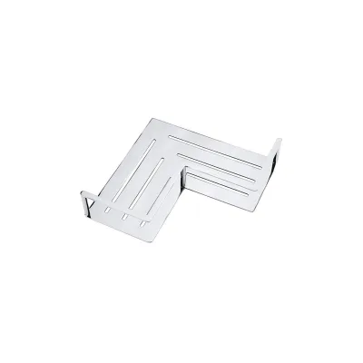 Brillantbad BYTRO Eckseifenkorb Edelstahl Chrom poliert 250x335x65 mm für Bad & WC >> zum Bohren