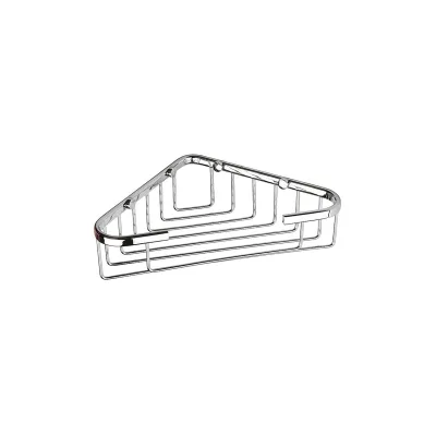 Brillantbad BYTRO Eckseifenkorb Messing Chrom poliert 155x250x60 mm für Bad & WC >> zum Bohren
