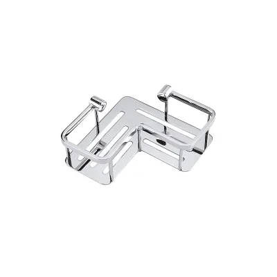 Brillantbad BYTRO Eckseifenkorb Messing Chrom poliert 210x285x75 mm für Bad & WC >> zum Bohren