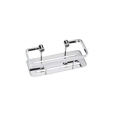 Brillantbad BYTRO Seifenkorb Edelstahl Kunststoff Chrom poliert 105x250x70 mm für Bad & WC >> zum Bohren