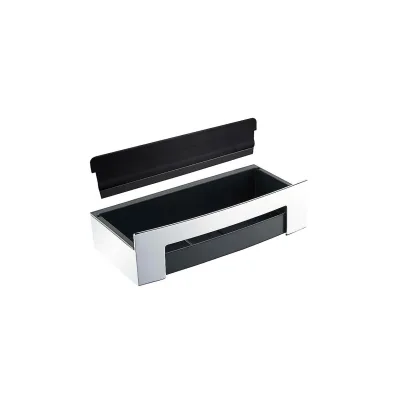 Brillantbad BYTRO Seifenkorb Edelstahl Kunststoff poliert 115x225x63 mm für Bad & WC >> zum Bohren