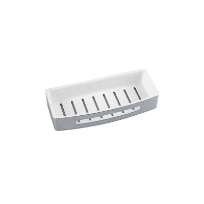 Brillantbad BYTRO Seifenkorb Edelstahl Kunststoff poliert 125x300x55 mm für Bad & WC >> zum Bohren