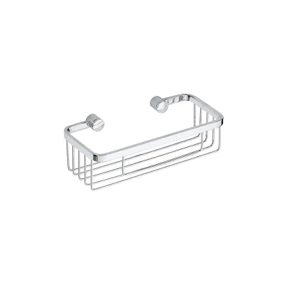 Brillantbad BYTRO Seifenkorb Messing Chrom poliert 110x250x75 mm für Bad & WC >> zum Bohren