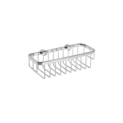 Brillantbad BYTRO Seifenkorb Messing Chrom poliert 112x250x70 mm für Bad & WC >> zum Bohren