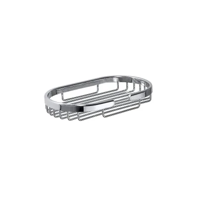 Brillantbad BYTRO Seifenkorb Messing Chrom poliert 115x200x30 mm für Bad & WC >> zum Bohren