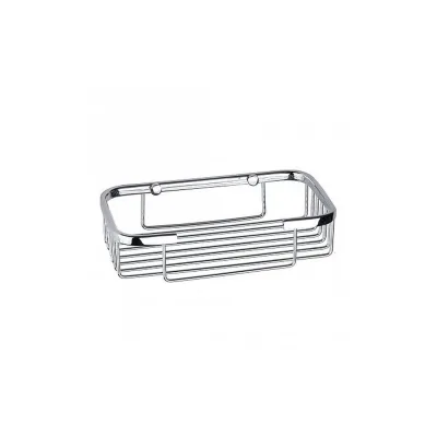 Brillantbad BYTRO Seifenkorb Messing Chrom poliert 120x210x50 mm für Bad & WC >> zum Bohren