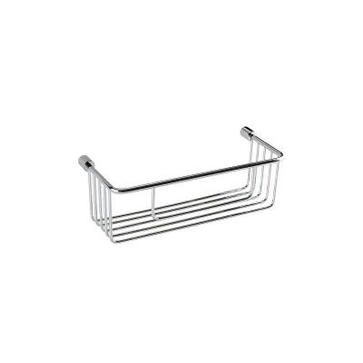 Brillantbad BYTRO Seifenkorb Messing Chrom poliert 135x210x110 mm für Bad & WC >> zum Bohren