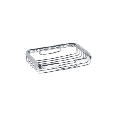 Brillantbad BYTRO Seifenkorb Messing Chrom poliert 90x130x30 mm für Bad & WC >> zum Bohren