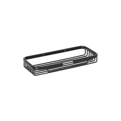 Brillantbad BYTRO Seifenkorb Messing Schwarz 100x230x30 mm für Bad & WC >> zum Bohren