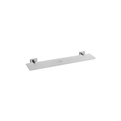 Brillantbad META Glasablage Messing Chrom poliert 600x55x130 mm für Bad & Küche >> zum Bohren