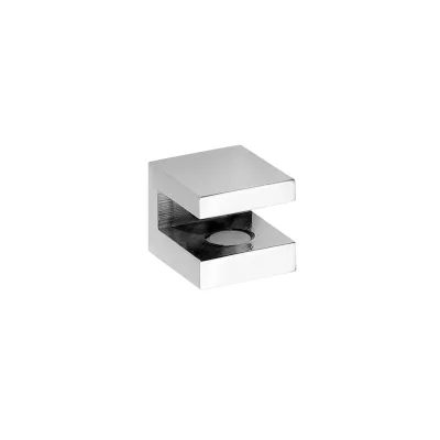 Brillantbad Zubehör Glasablagehalter Paar Messing Chrom poliert 20x20x25 mm, ?8 mm für Bad & Küche >> zum Bohren