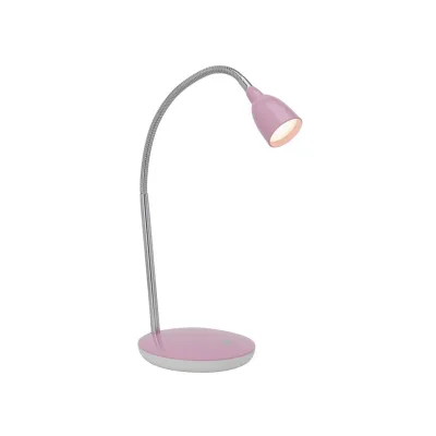 BRILLIANT Lampe Anthony LED Tischleuchte eisen/ros1x 2.4W LED integriert, (200lm, 3000K)   Mit Druckschalter an der Basis