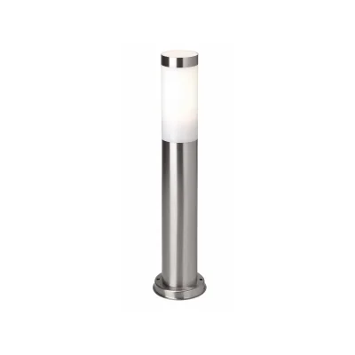 BRILLIANT Lampe Chorus Außensockelleuchte 51cm edelstahl   1x A60, E27, 20W, geeignet für Normallampen (nicht enthalten)   IP-Schutzart: 44 - spritzwassergeschützt