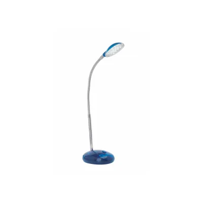 BRILLIANT Lampe Timmi LED Tischleuchte transparent/blau   1x 2W LED integriert, (100lm, 6000K)   Mit Druckschalter an der Basis