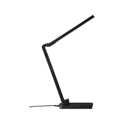 BRILLIANT Lampe Tori LED Tischleuchte schwarz   1x 5W LED integriert SMD, 320lm, 5000K   Mit Touchdimmer stufenlos dimmbar   An zwei Gelenken in Höhe und Neigung einstellbar