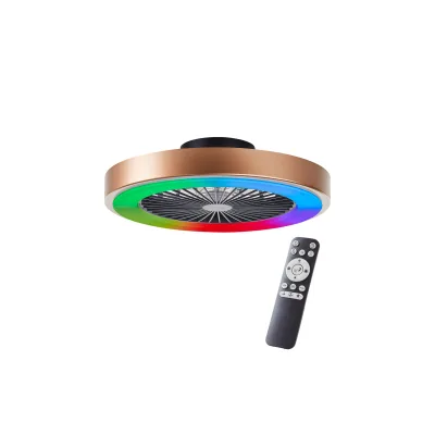 Brilliant LED Deckenventilator mit Beleuchtung - RGB & CCT, dimmbar, Ø 49 cm, inkl. Fernbedienung