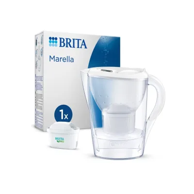 Wasserfilter-Kanne Marella weiß (2,4l) inkl. 1 MAXTRA PRO All-in-1 Kartusche
