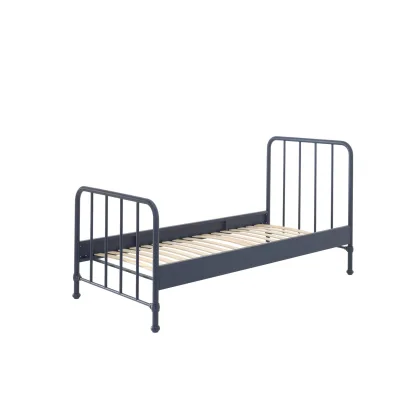 BRONXX Metallbett im coolen Look, Liegefläche 90 x 200 cm versch. Farben