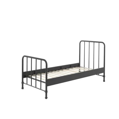 BRONXX Metallbett im coolen Look, Liegefläche 90 x 200 cm versch. Farben