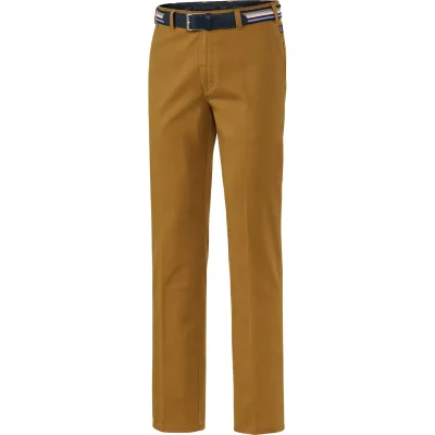 Brühl Herren Freizeithose mit Gürtel