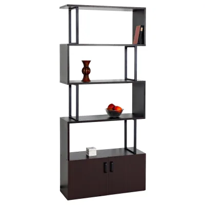 MCW Bücherregal Dunkelbraun 80x183x31 cm