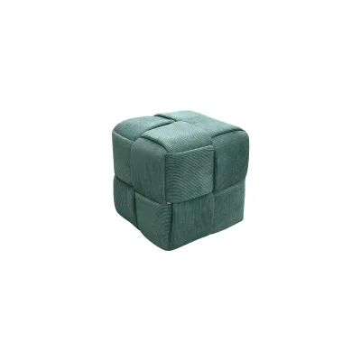 Mid.you Pouf Dunkelgrün 40x40x40 cm