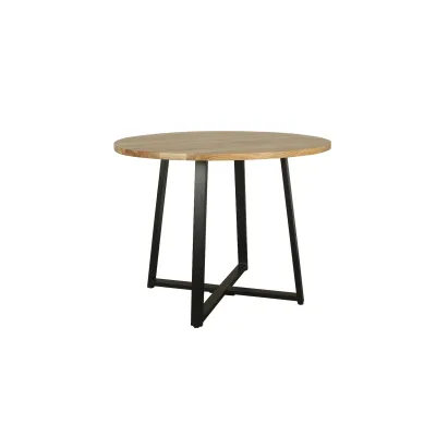 byLIVING Tisch ARROW, Durchmesser 100 cm, Massivholz Akazie natur, rund
