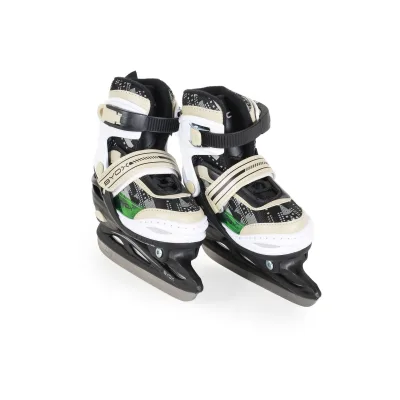 Byox Kinder Inliner, Schlittschuhe 2 in 1 Iceberg PU-Räder Schnürrsenkel Tasche Größe S (30-33)