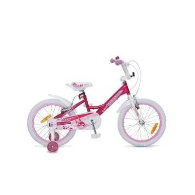 Byox Kinderfahrrad 18 Zoll Lovely, Stützräder, Klingel, Reflektoren, ab 5 Jahre