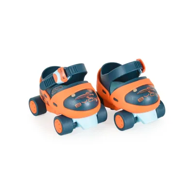 Byox Rollschuhe Scooper Skates Bremse vier Räder Kunststoffrollen ab 3 Jahren blau