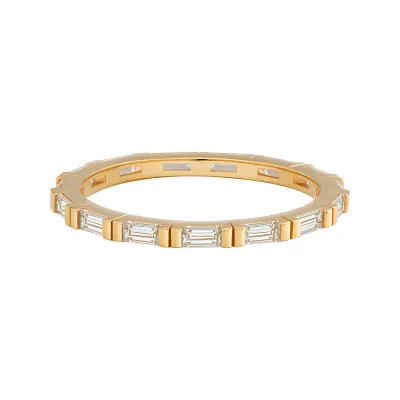 cai Ring 925 Silber vergoldet mit Zirkonia