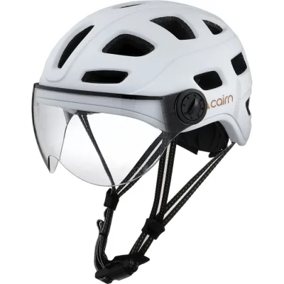 Cairn Quartz Visor, Fahrradhelm, weiß