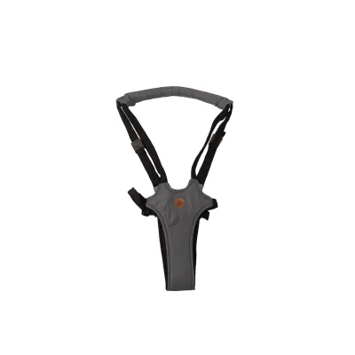Cangaroo Babylaufgurt Happy feet, Lauflernhilfe, Laufleine, Gurt verstellbar grau